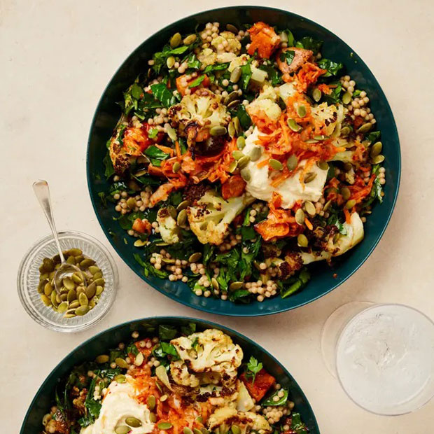 Web Meera Sodhas Recipe for Roast Cauliflower and Kimchi Couscous The Guardian