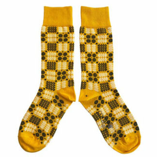 Welsh tapestry Sunset Socks web