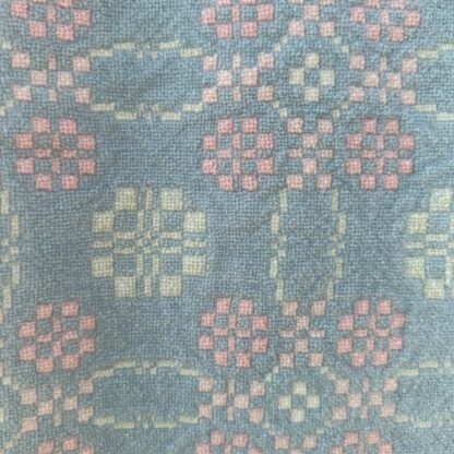 Old Welsh Blanket Antitque Tapestry 181 Detail