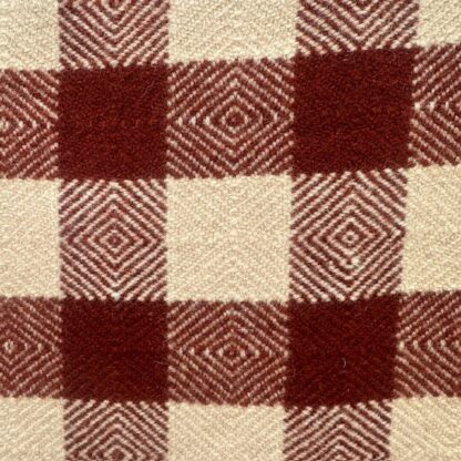 Old Welsh Blanket Vintage Fringed Throw FT107 Detail