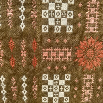 Old Welsh Blanket Antique Tapestry AT184 Detail 2