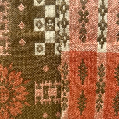 Old Welsh Blanket Antique Tapestry AT184 Detail