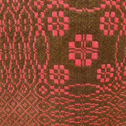 Old Welsh Blanket Antique Tapestry AT187 Detail 3