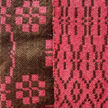Old Welsh Blanket Antique Tapestry AT187 Detail