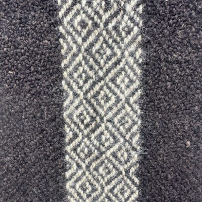 Old Welsh Blanket Narrow Loom Blanket NL90 Detail 2