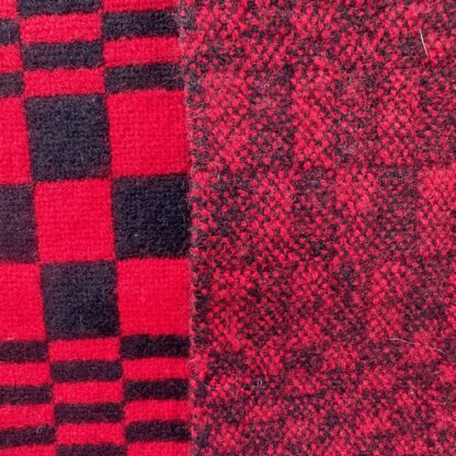 Old Welsh Blanket Narrow Loom Blanket NL91 Detail