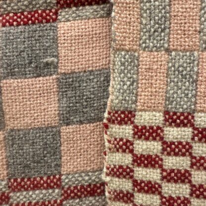 Old Welsh Blanket Narrow Loom Blanket NL92 Detail 2