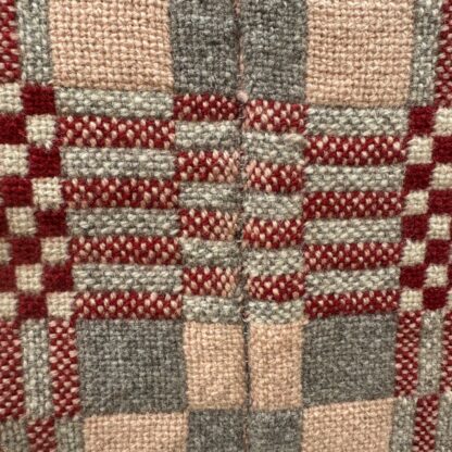 Old Welsh Blanket Narrow Loom Blanket NL92 Detail