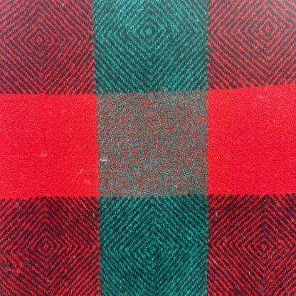 Old Welsh Blanket Vintage Fringed Throw FT109 Detail