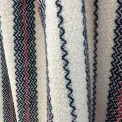 Old Welsh Blanket Vintage Fringed Throw FT110 Detail