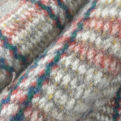 Old Welsh Blanket Vintage Fringed Throw FT111 Detail