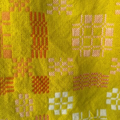 Old Welsh Blanket Antique Tapestry AT186 Detail 3