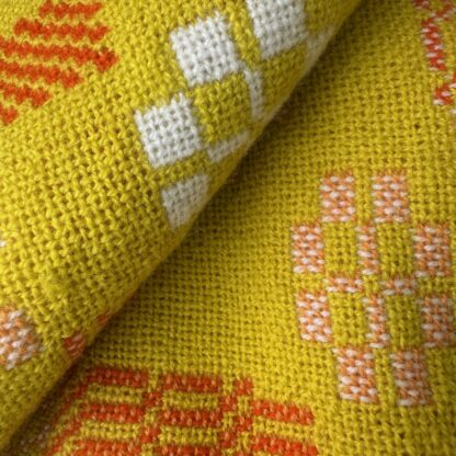 Old Welsh Blanket Antique Tapestry AT186 Detail 4