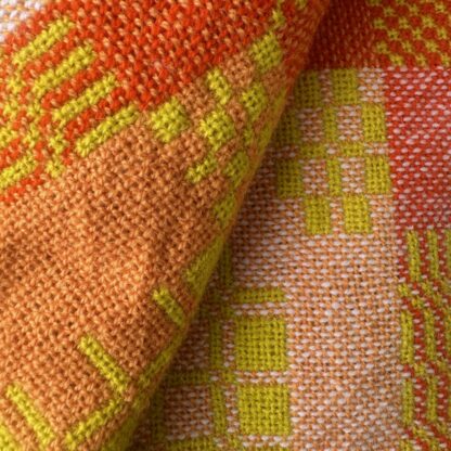 Old Welsh Blanket Antique Tapestry AT186 Detail