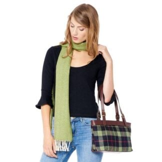 Spanish Lime Green Lambswool Scarf