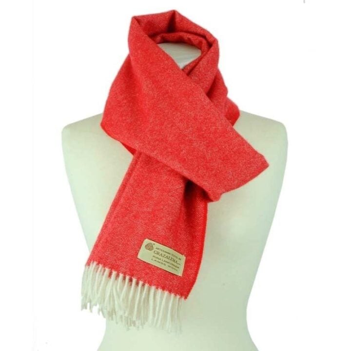Spanish Red Lambswool Scarf